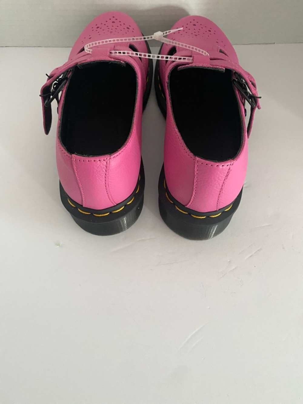Dr. Martens Kids Hot Pink Mary Jane Double-Strap Shoes - Picture 3 of 7